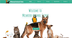 Desktop Screenshot of milwoodanimalclinic.com