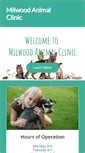 Mobile Screenshot of milwoodanimalclinic.com